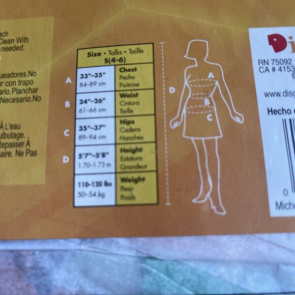 Halloween Costume Women’s TMNT Michelangelo Size S Teenage Mutant Ninja Turtles - Picture 6 of 6